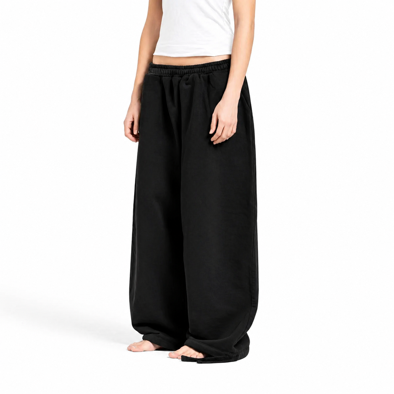 Black Essential Sweat pants