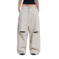 Distressed Canvas Pants