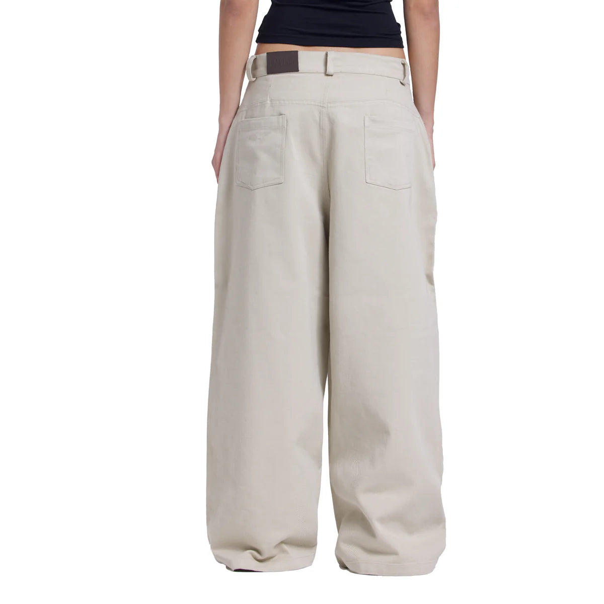 Distressed Canvas Pants