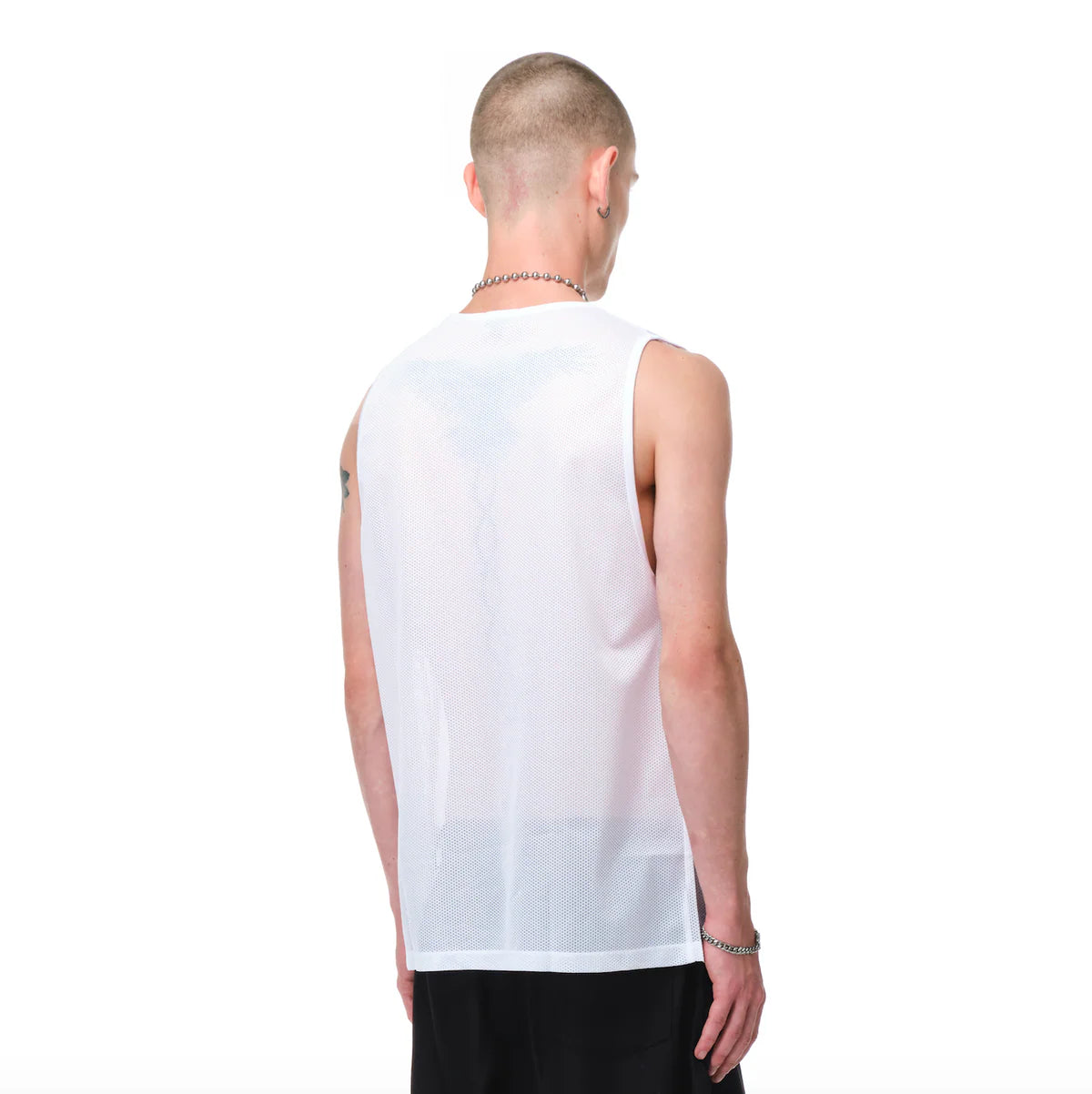 WHITE TANK JERSEY
