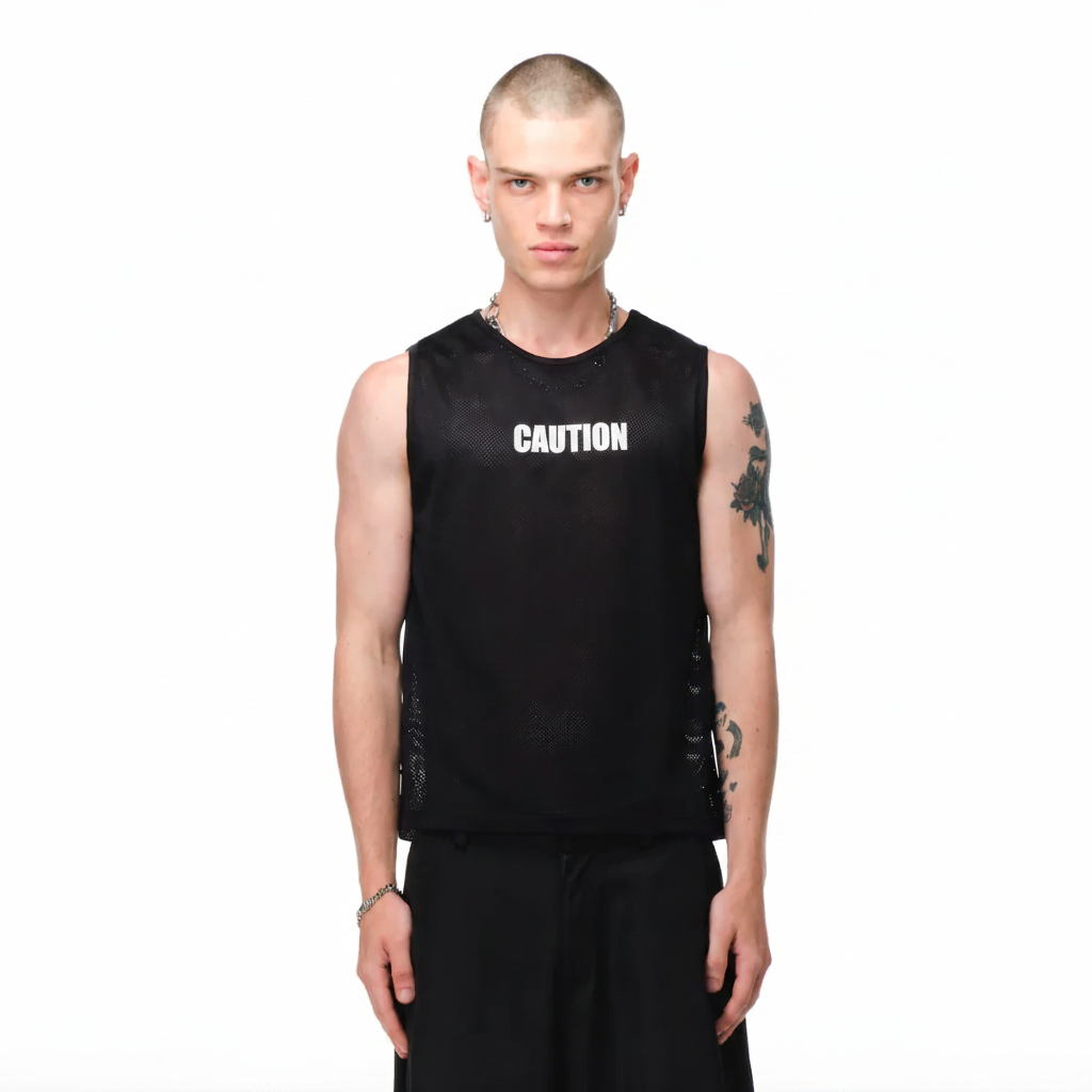 BLACK TANK JERSEY