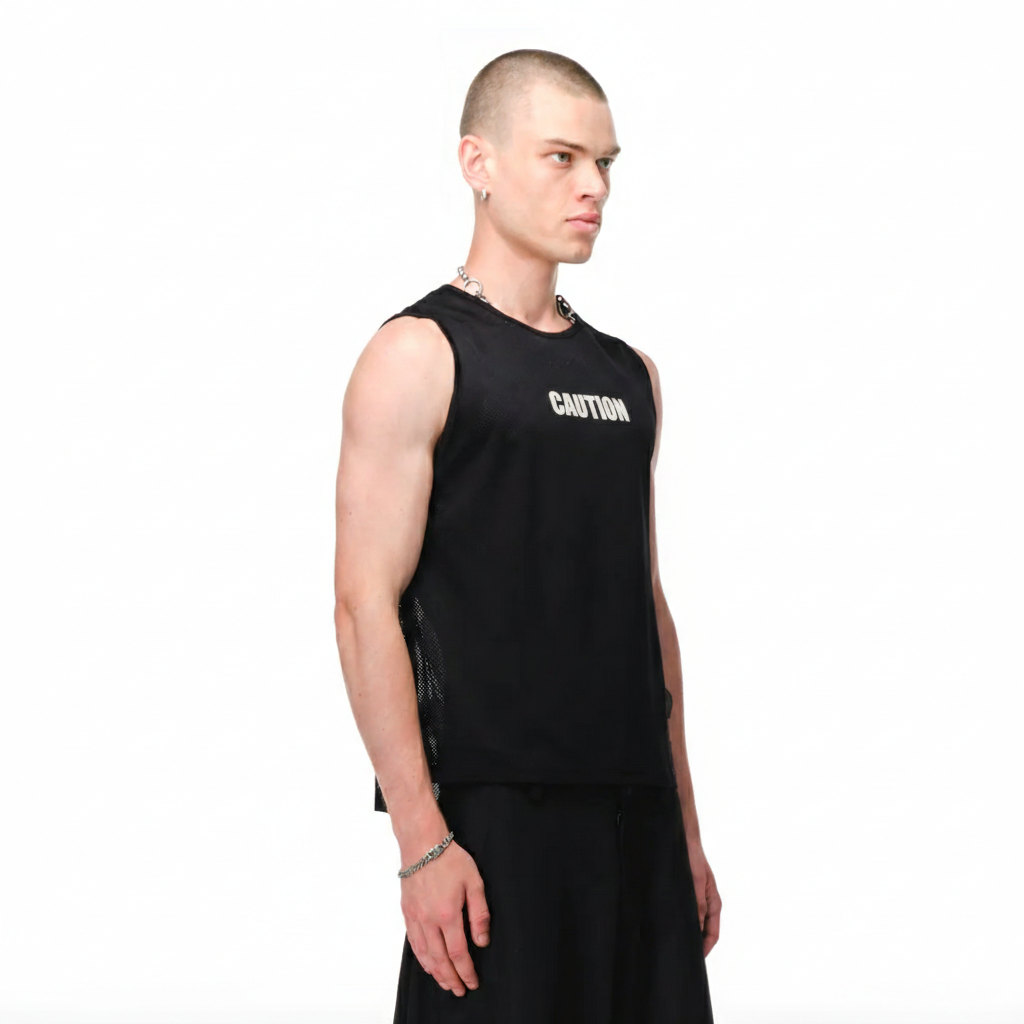 BLACK TANK JERSEY