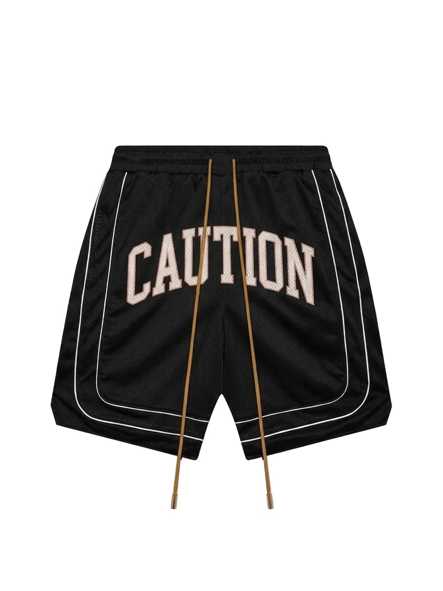 BAGGY COLLEGIATE CAUTION SHORT