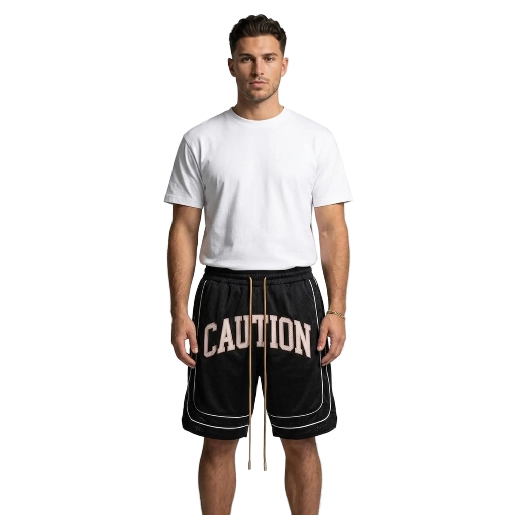 BAGGY COLLEGIATE CAUTION SHORT