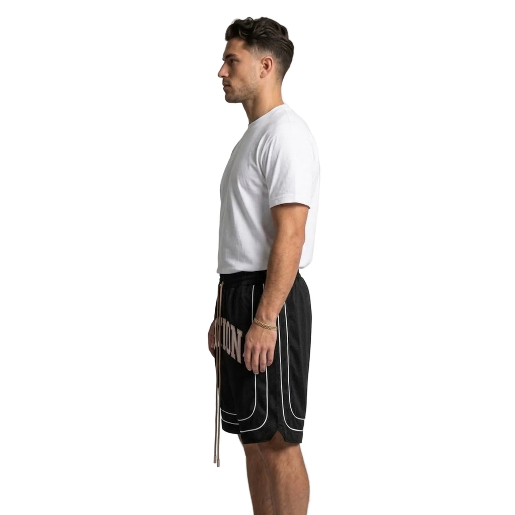 BAGGY COLLEGIATE CAUTION SHORT