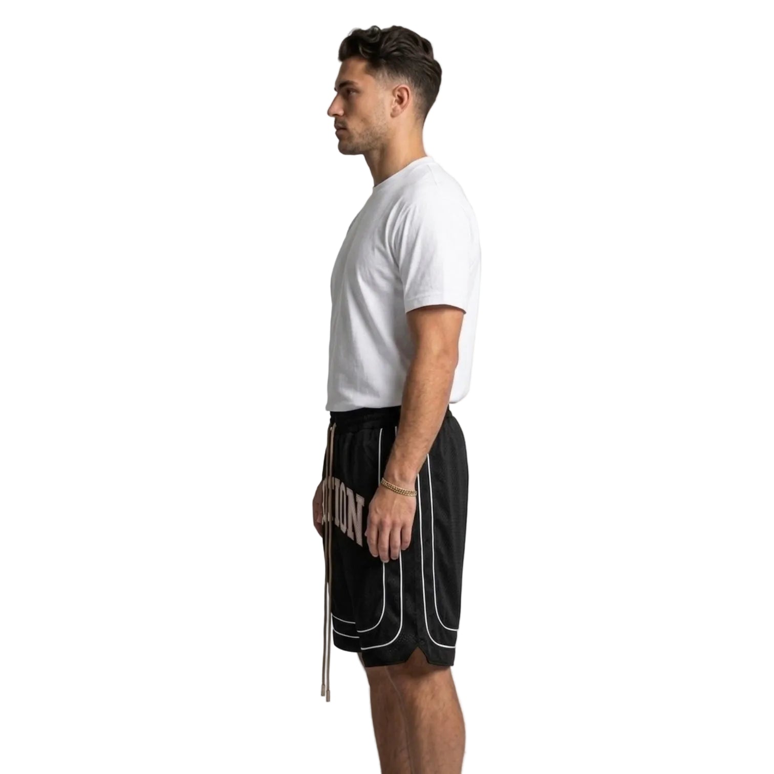 BAGGY COLLEGIATE CAUTION SHORT